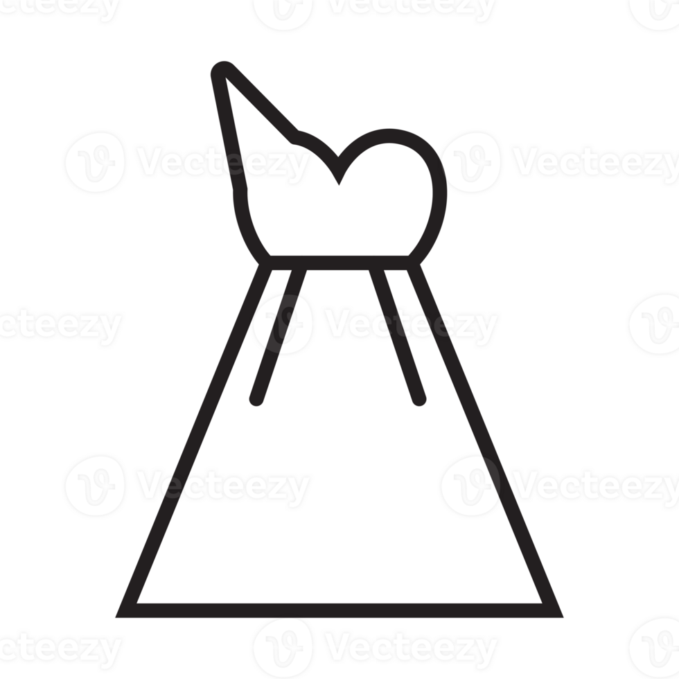 Gown icon transparent background png