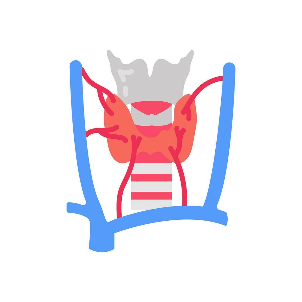 Superior Thyroid Vein icon in vector. Logotype vector