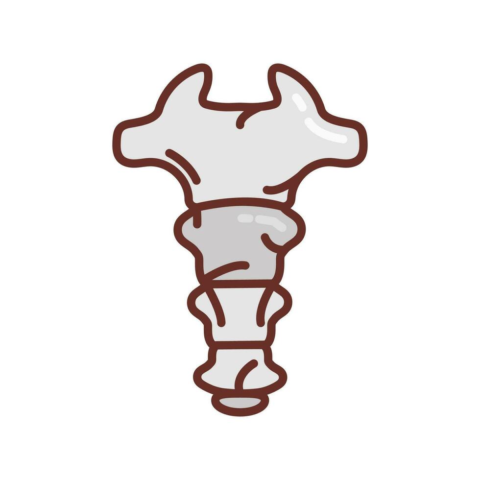 Coccyx icon in vector. Logotype vector