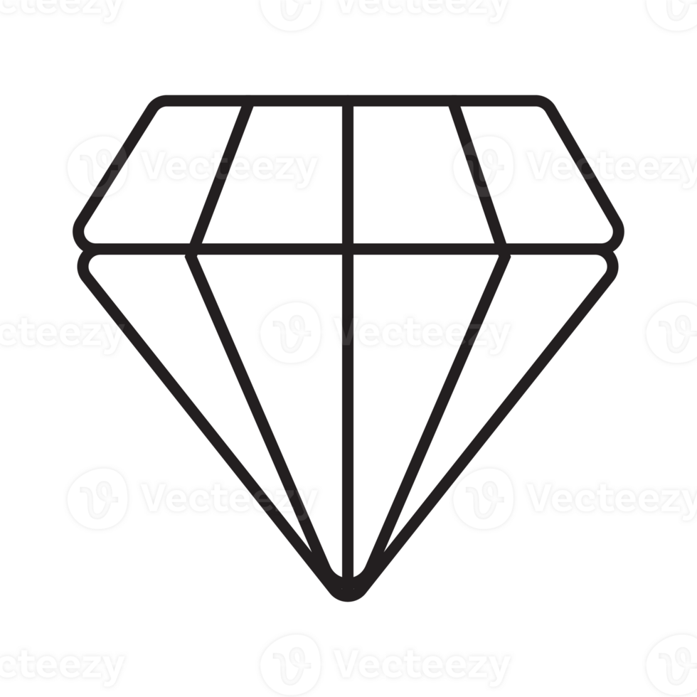 Diamond icon transparent background png