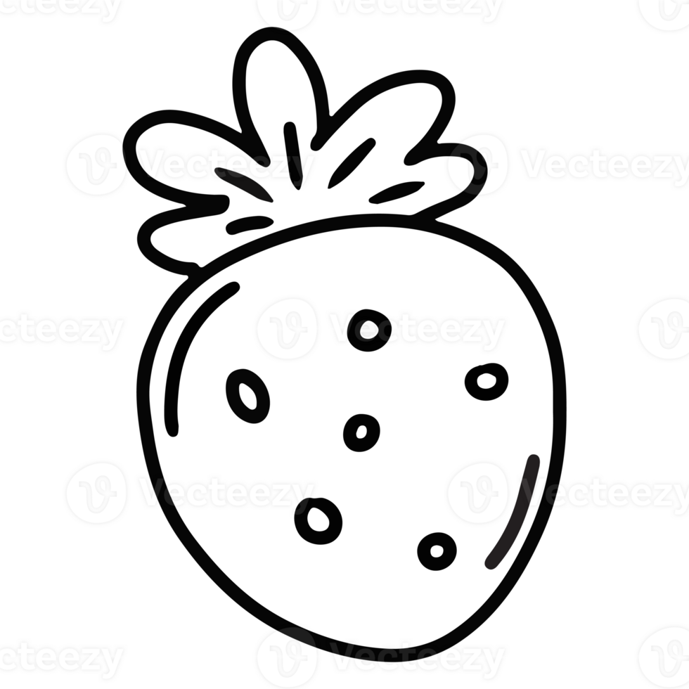 Strawberry icon transparent background png
