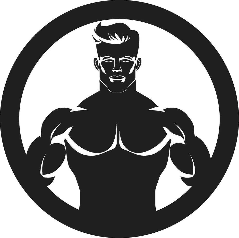 Fitness Formulas Vector Icons for Bodybuilding and Exercise Sculpted Silhouettes Exercise Vector Design for Bodybuilding