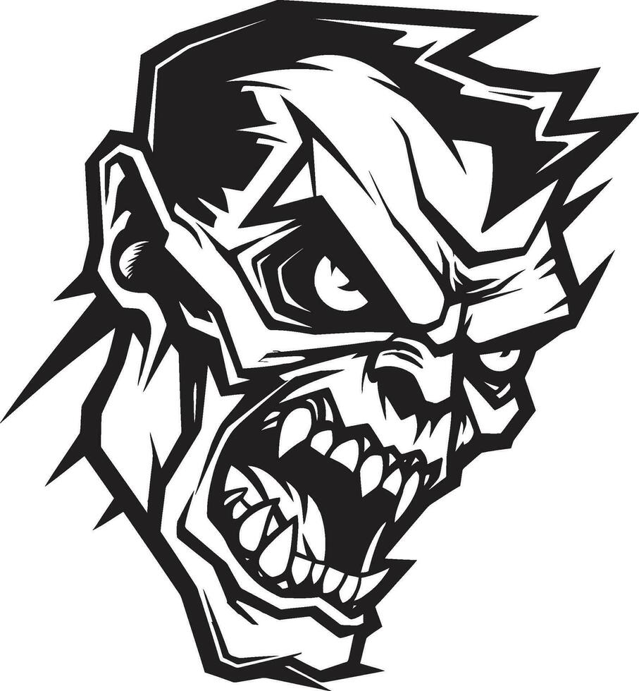 Undead Friend Zombie Mascot Vector Art Ghastly Guide Zombie Mascot Design Element