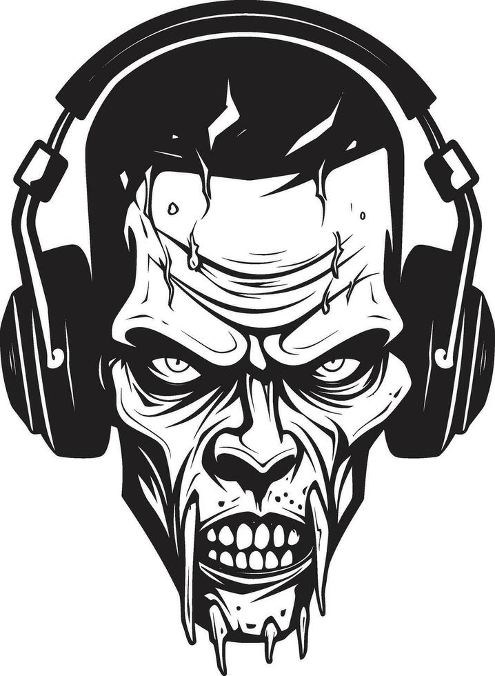 Terrifying Verse Zombie Hip Hop Style Zombie Cypher Hip Hop Vector Design