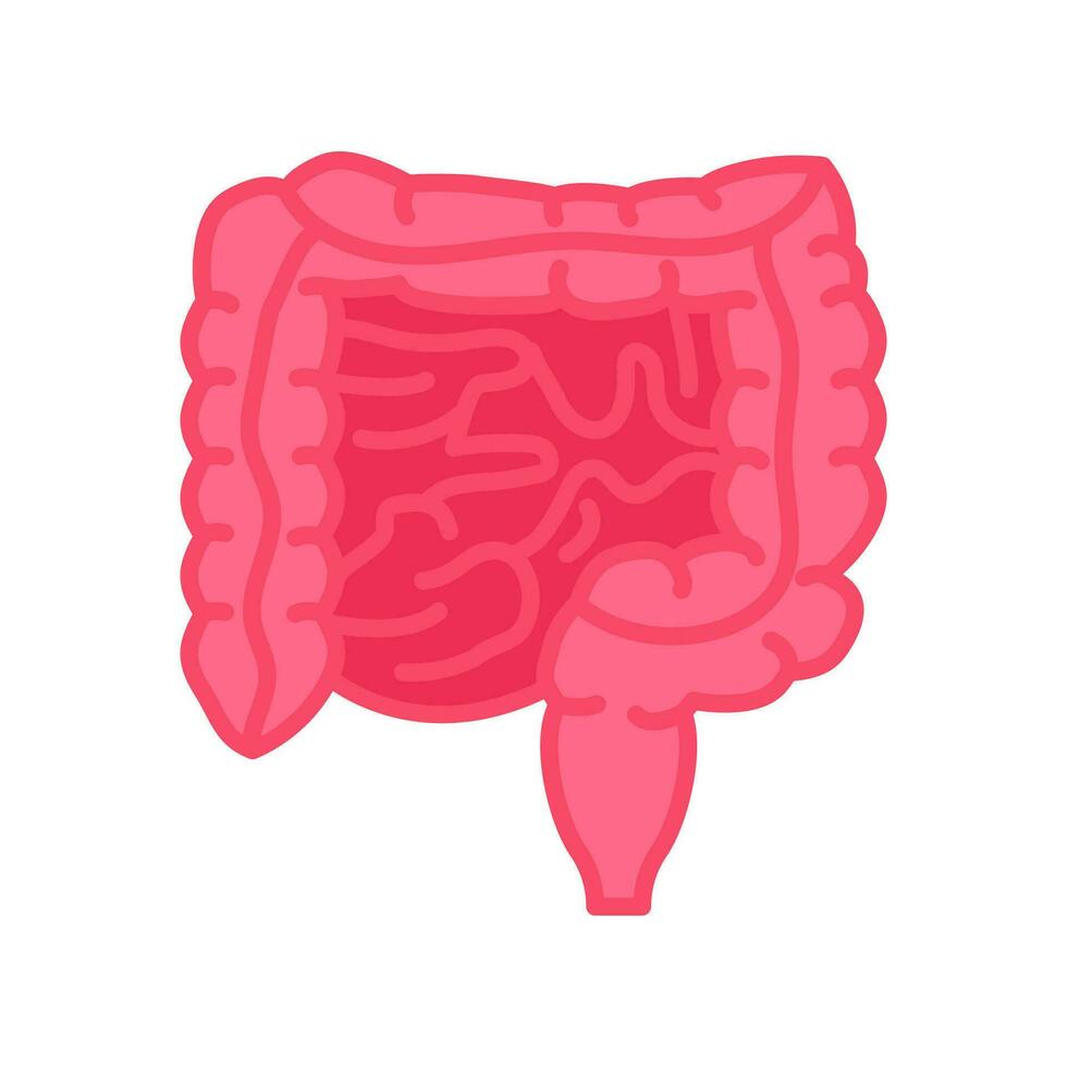 Intestines icon in vector. Logotype vector