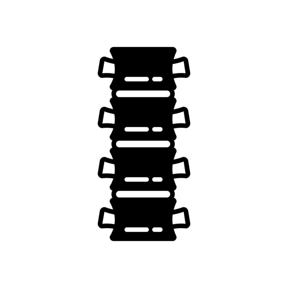 Spine icon in vector. Logotype vector