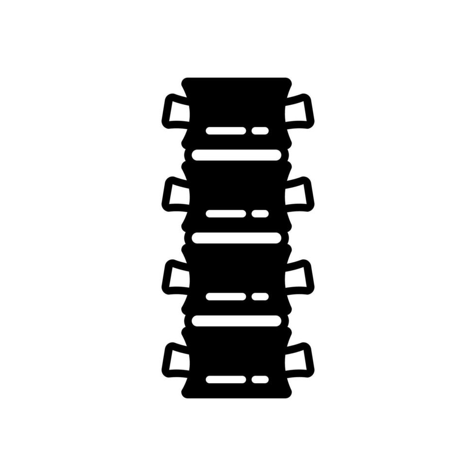 Spine icon in vector. Logotype vector