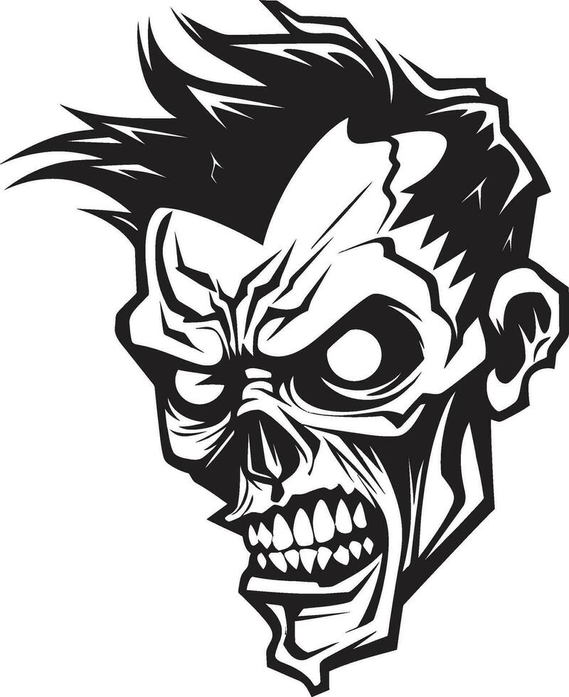Eerie Comrade Zombie Mascot Zombie Buddy Mascot Vector