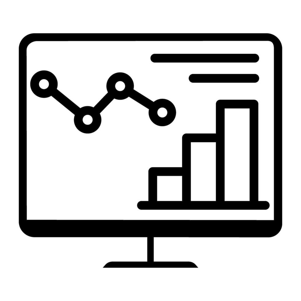 Data analysis icon vector. Data science illustration sign. Analytics symbol. Trading logo. vector