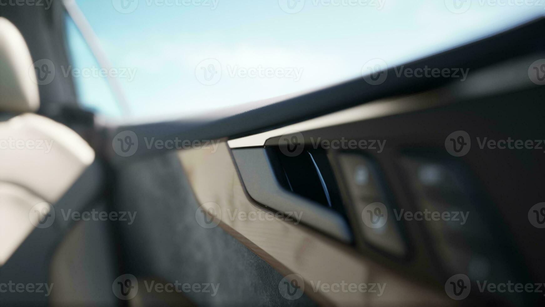 inside Interior of prestige modern car photo