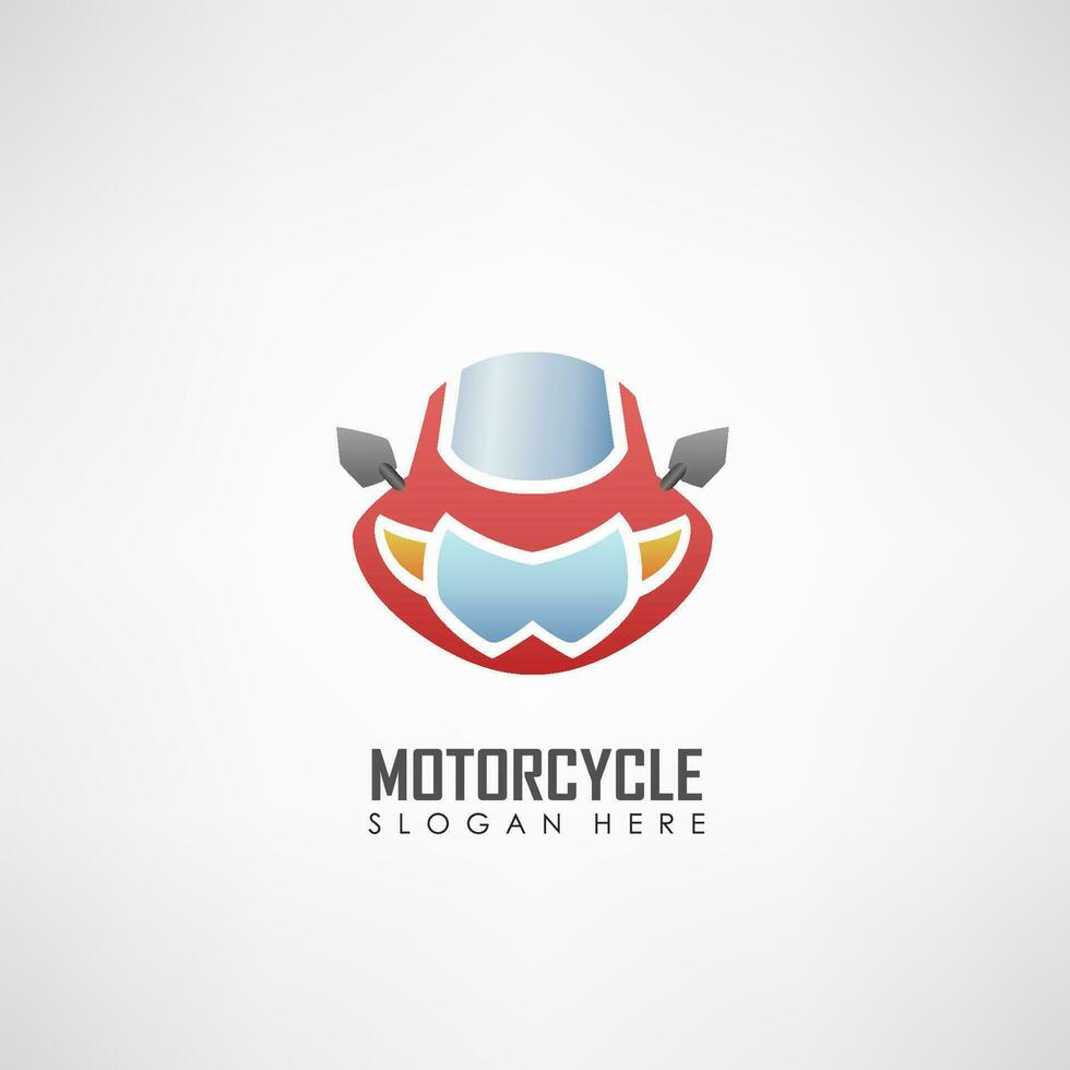motocicleta club logo, adecuado para motor clubs, motor deporte, y otro, vector ilustración