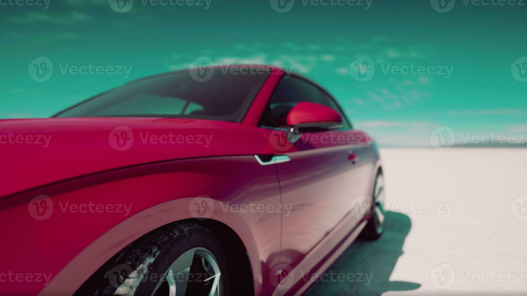 Modern and luxury car close up details photo