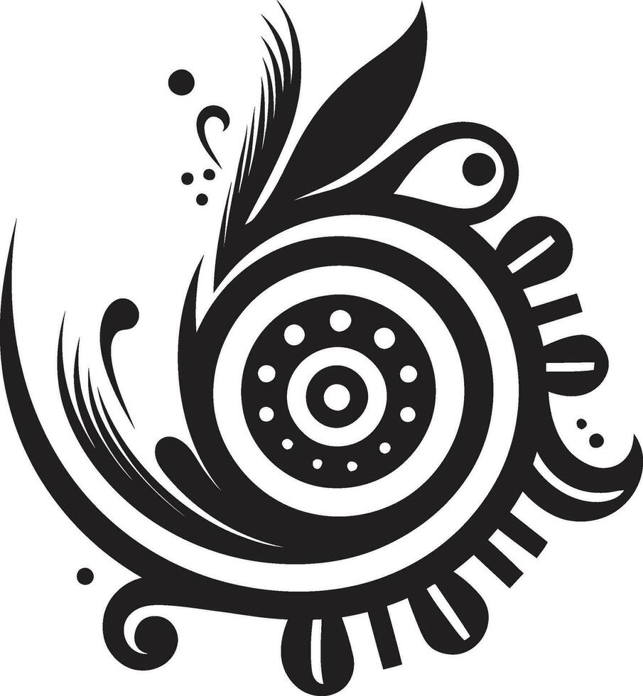 Contoured Spirals Modern Vector Icons with Abstract Curves Vibrant