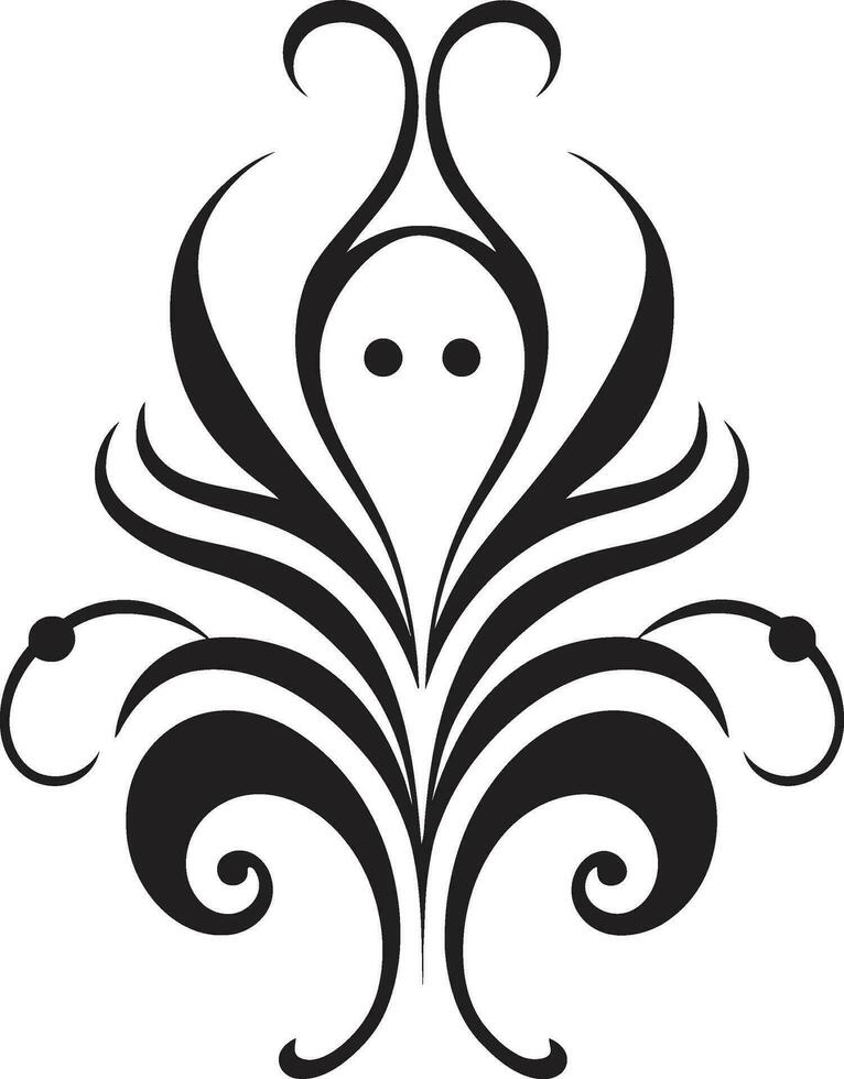 Decorative Scrolls Vector Design Elements in Calligraphic Artistry Graceful Ornaments Abstract Calligraphic Vector Design Icons