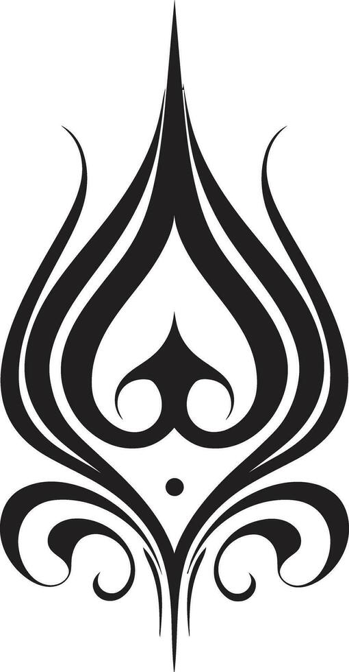 Delicate Calligraphic Ornamentation Artistic Vector Swirls Decorative Element
