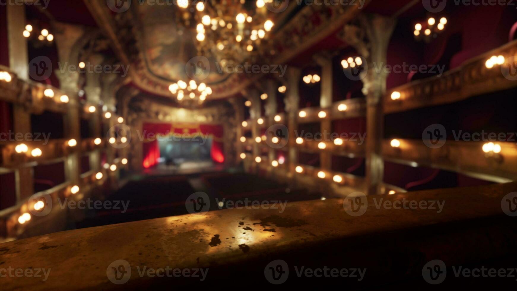 Interior view of the opera house photo