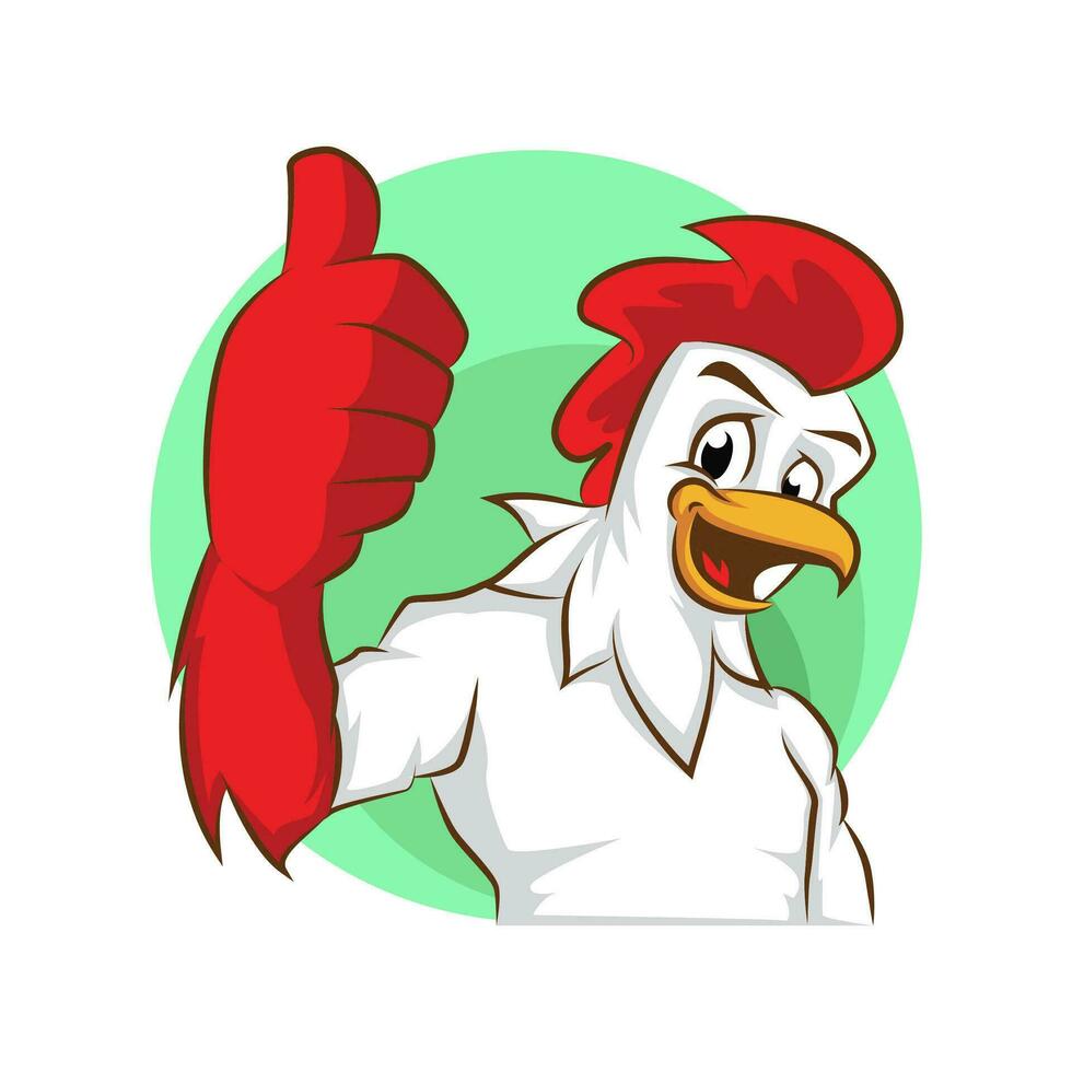 chicken vector. animal cartoon illustration vector