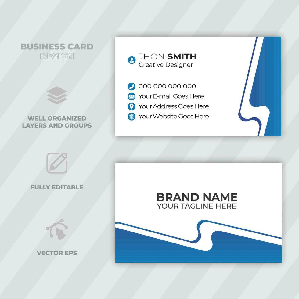 profesional negocio tarjeta modelo moderno y limpiar negocio tarjeta modelo limpiar estilo moderno negocio tarjeta modelo vector