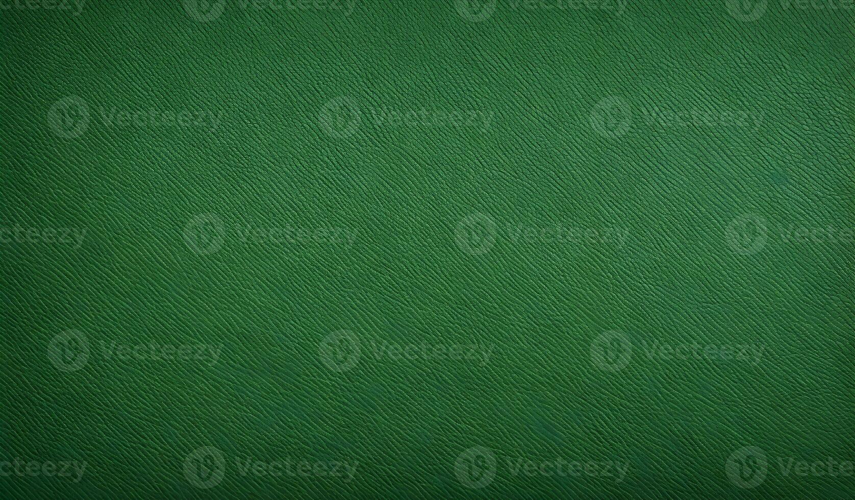 AI generated green leather texture background photo