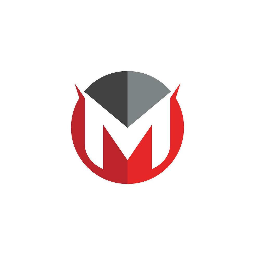 M Letter Logo Template vector