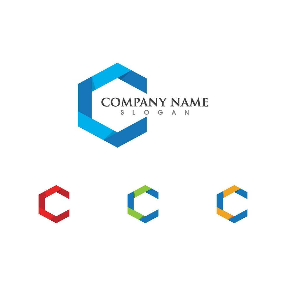 C Letter Logo Template vector