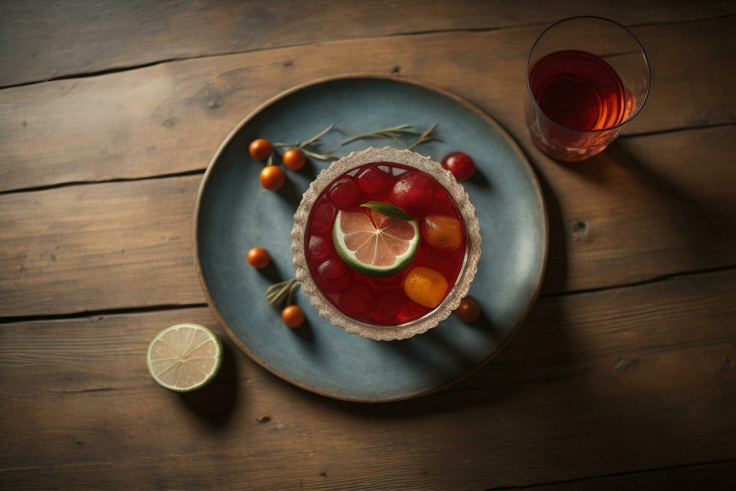 ai generado manojo de Fresco uvas en de madera mesa. Clásico estilo tonificado fotografía. ai generativo foto