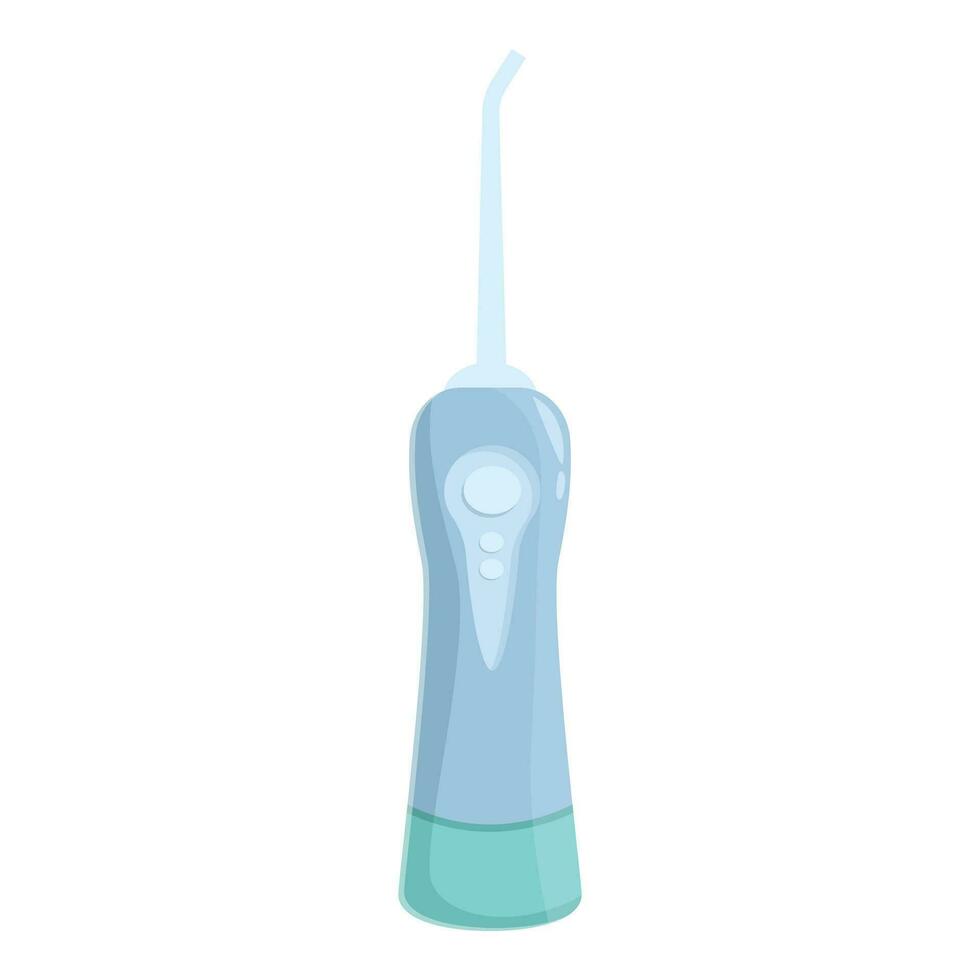 profesional dientes irrigador icono dibujos animados vector. tecnología limpiador seda floja vector