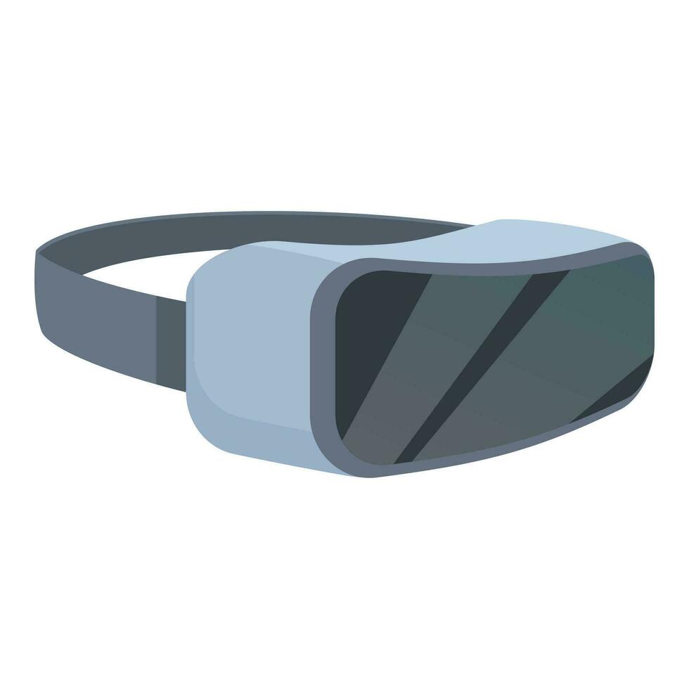 New tech vr glasses icon cartoon vector. Cyber camera device vector