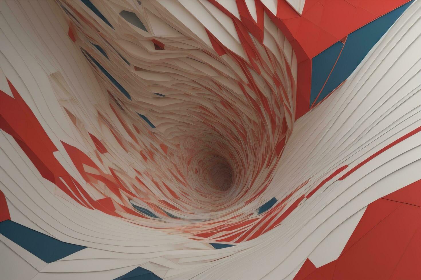 AI generated Easter bunny with colorful eggs in nest. ai generative photo