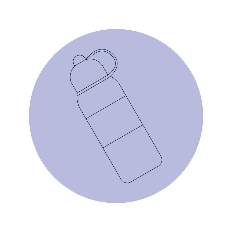 icono de botella de deporte vector