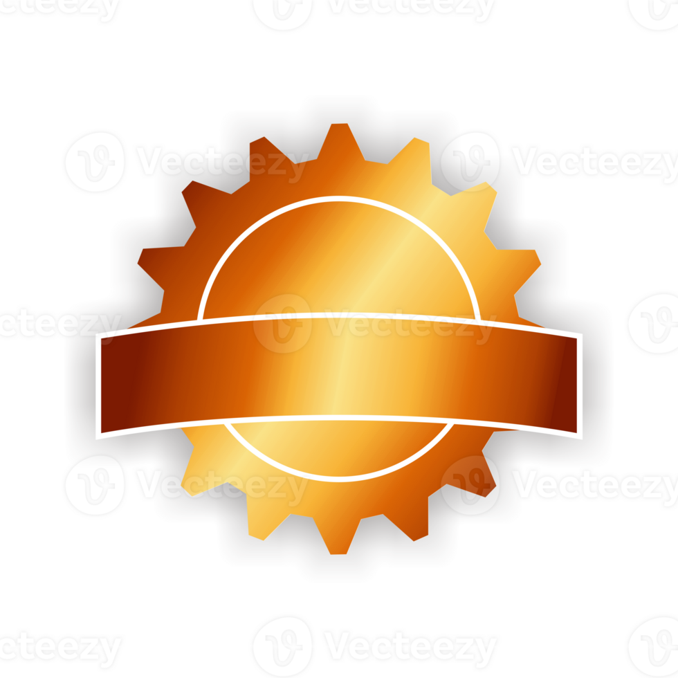 gold line color full circle button png