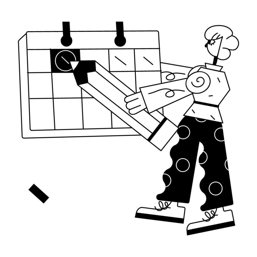 Trendy Scheduling Task vector
