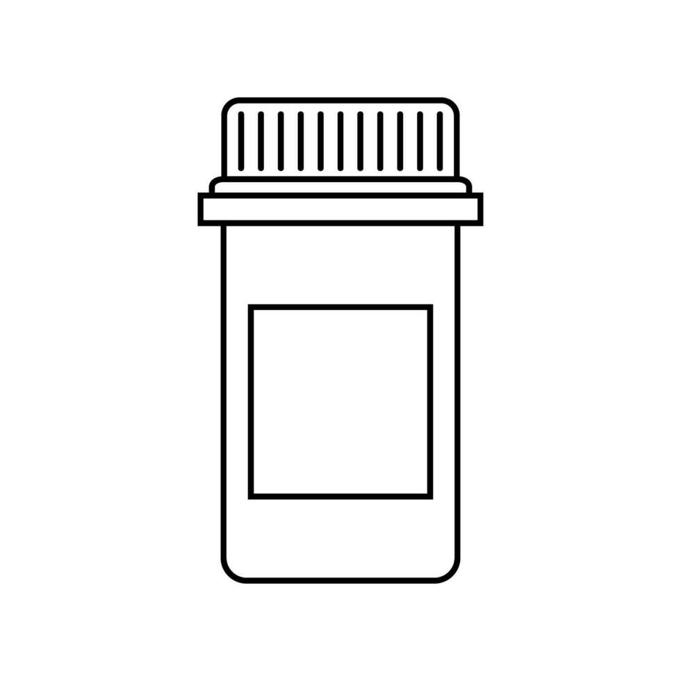 Pills icon vector. Antibiotics illustration sign. Vitamins symbol or logo. vector