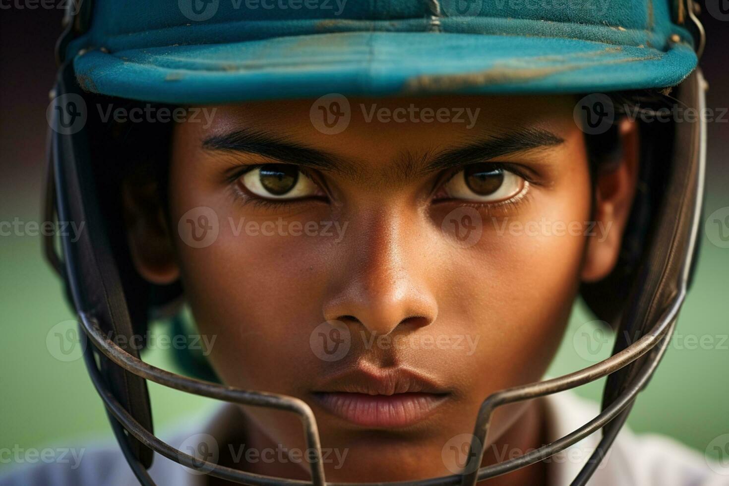 AI generated Young Cricket Player photo