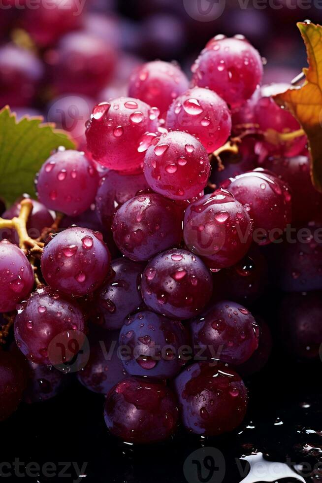 AI generated Red wine grape variety of Pinot Noir 35017205 Stock Photo AI generated Red wine grape variety of Pinot Noir 35017205 Stock Photo