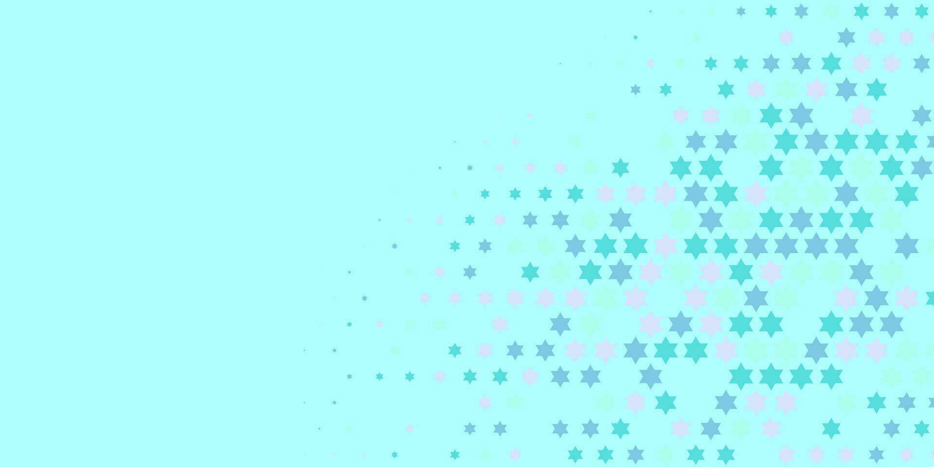 Stars wide banner Two Color Abstract Illustration background beautiful wallpaper of colorful multi sizes stars vector