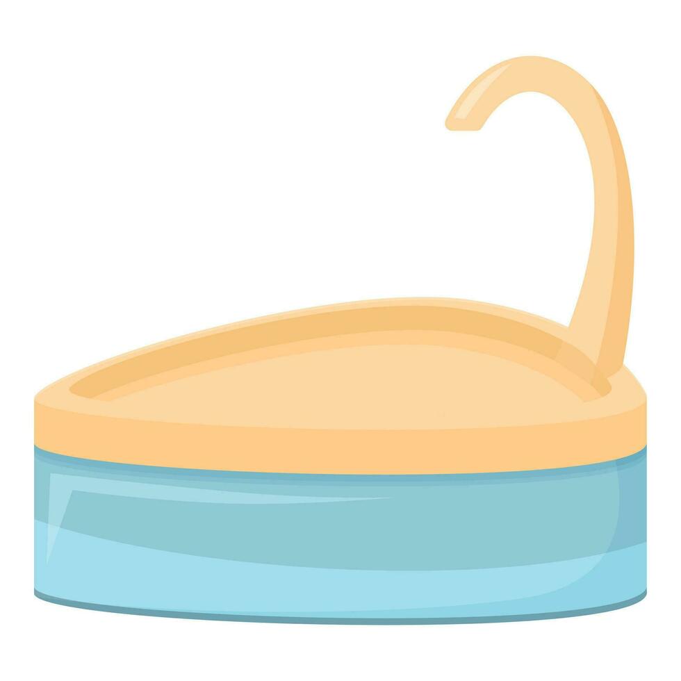 Basin drinker icon cartoon vector. Container feed vector