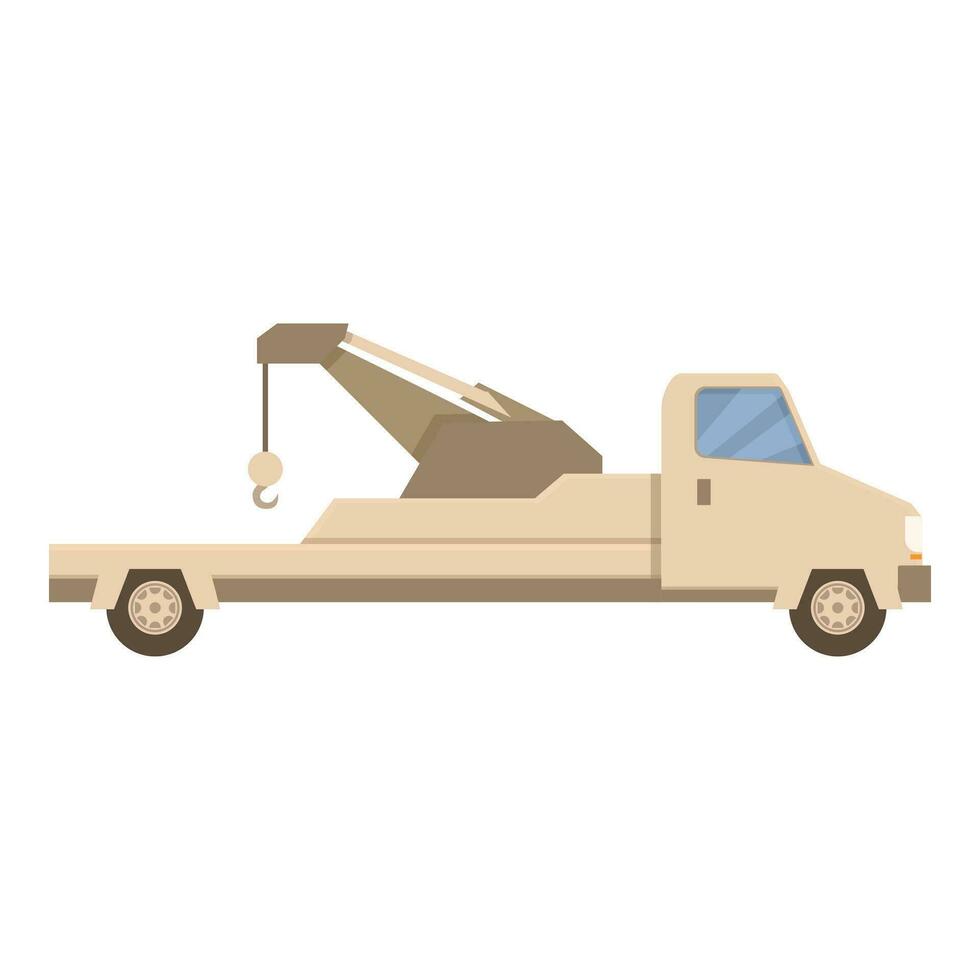 Hook vehicle tow truck icon cartoon vector. Repair help vector