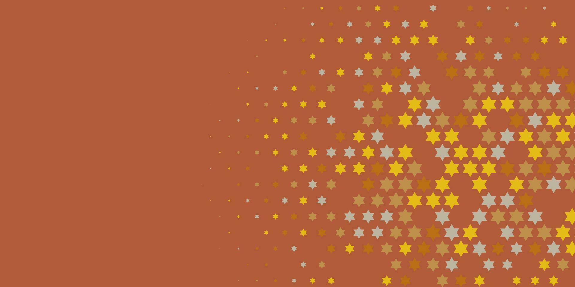 Stars wide banner Two Color Abstract Illustration background beautiful wallpaper of colorful multi sizes stars vector
