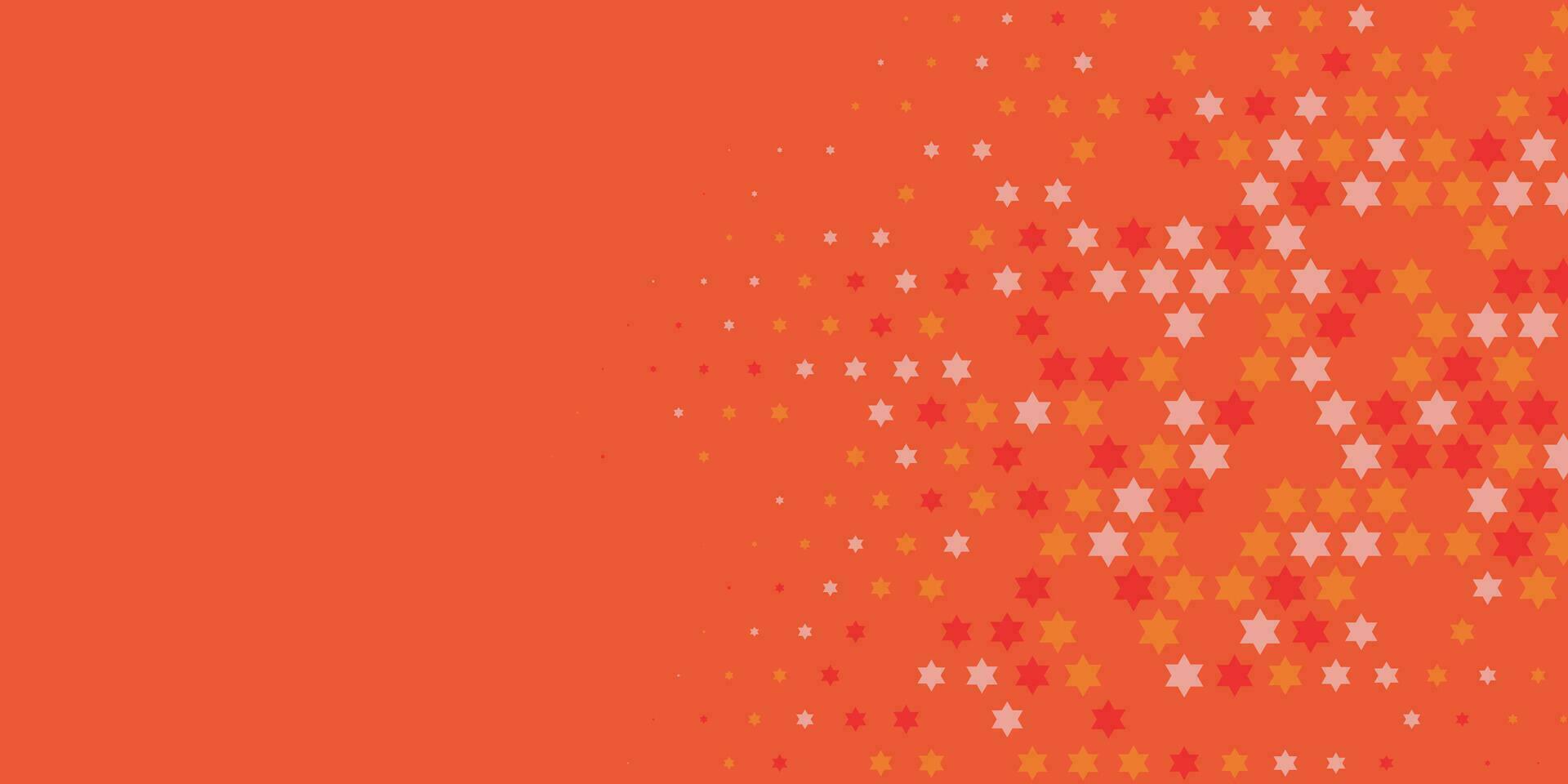 Stars wide banner Two Color Abstract Illustration background beautiful wallpaper of colorful multi sizes stars vector