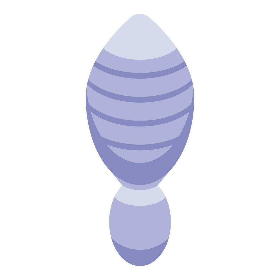Nature cocoon icon isometric vector. Insect stage pupa vector