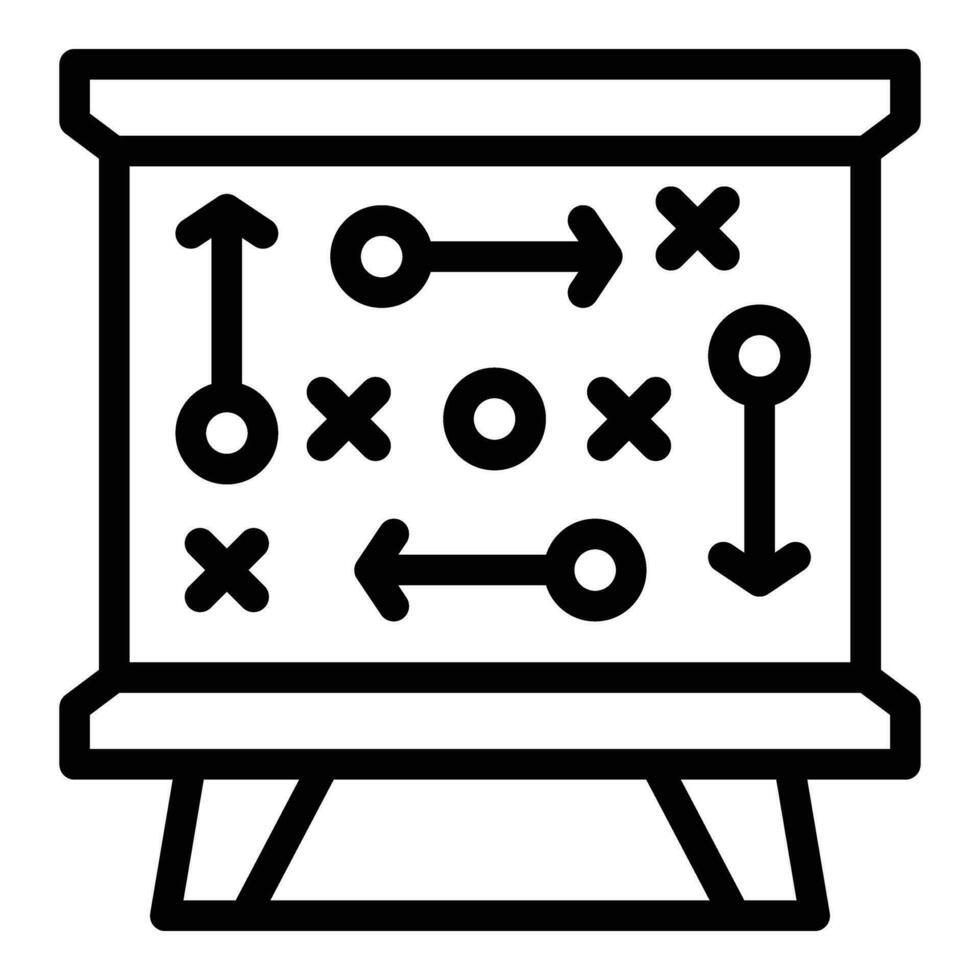 Board integrity vision icon outline vector. Value balance help vector