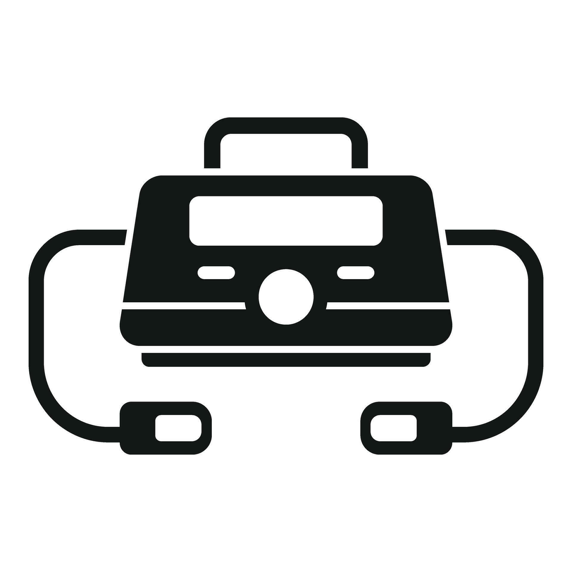 Emergency defibrillator icon simple vector. Automatic care 35018749