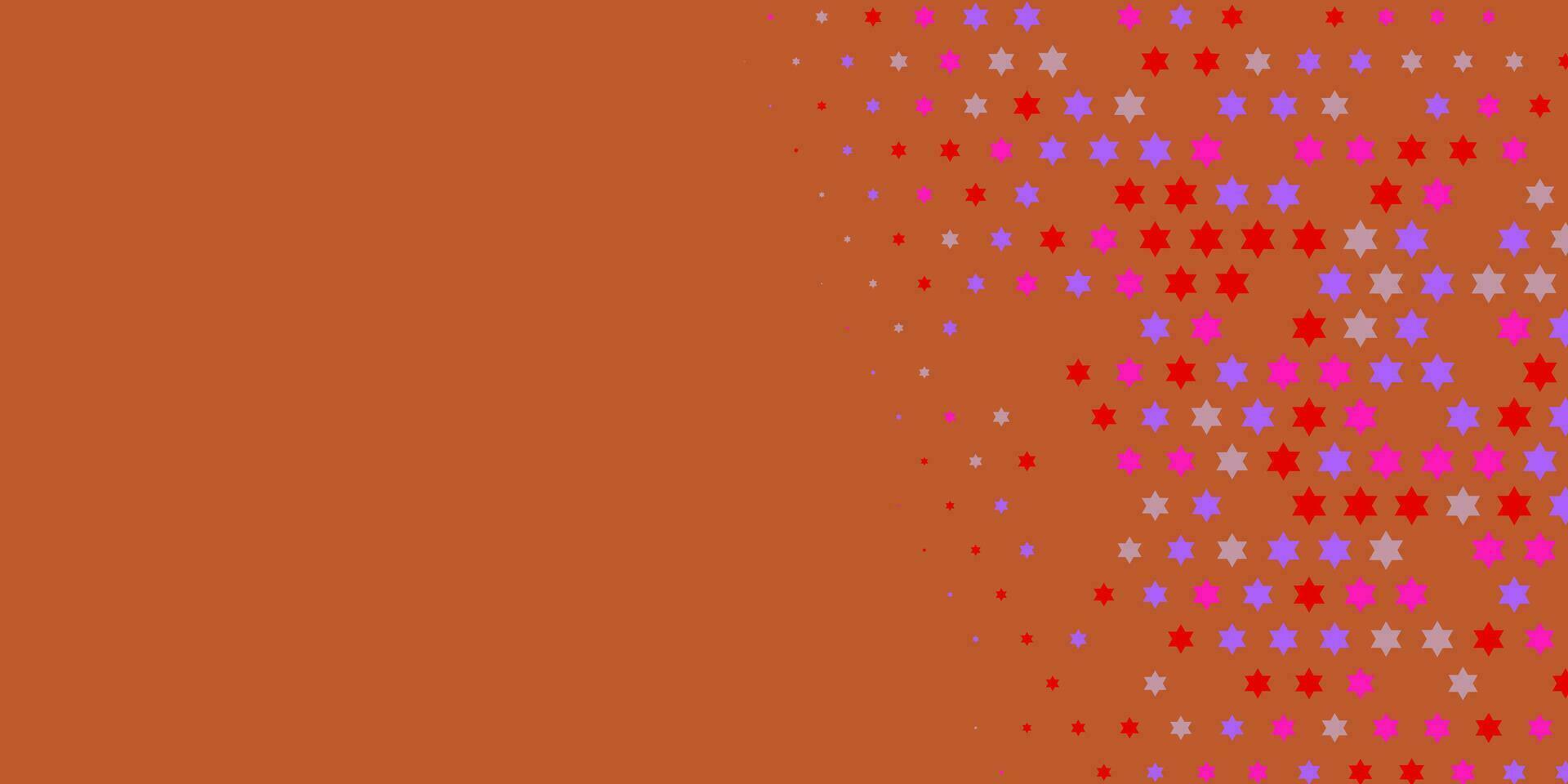 Stars wide banner Two Color Abstract Illustration background beautiful wallpaper of colorful multi sizes stars vector