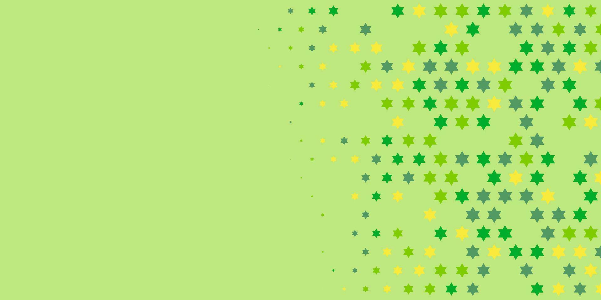 Stars wide banner Two Color Abstract Illustration background beautiful wallpaper of colorful multi sizes stars vector