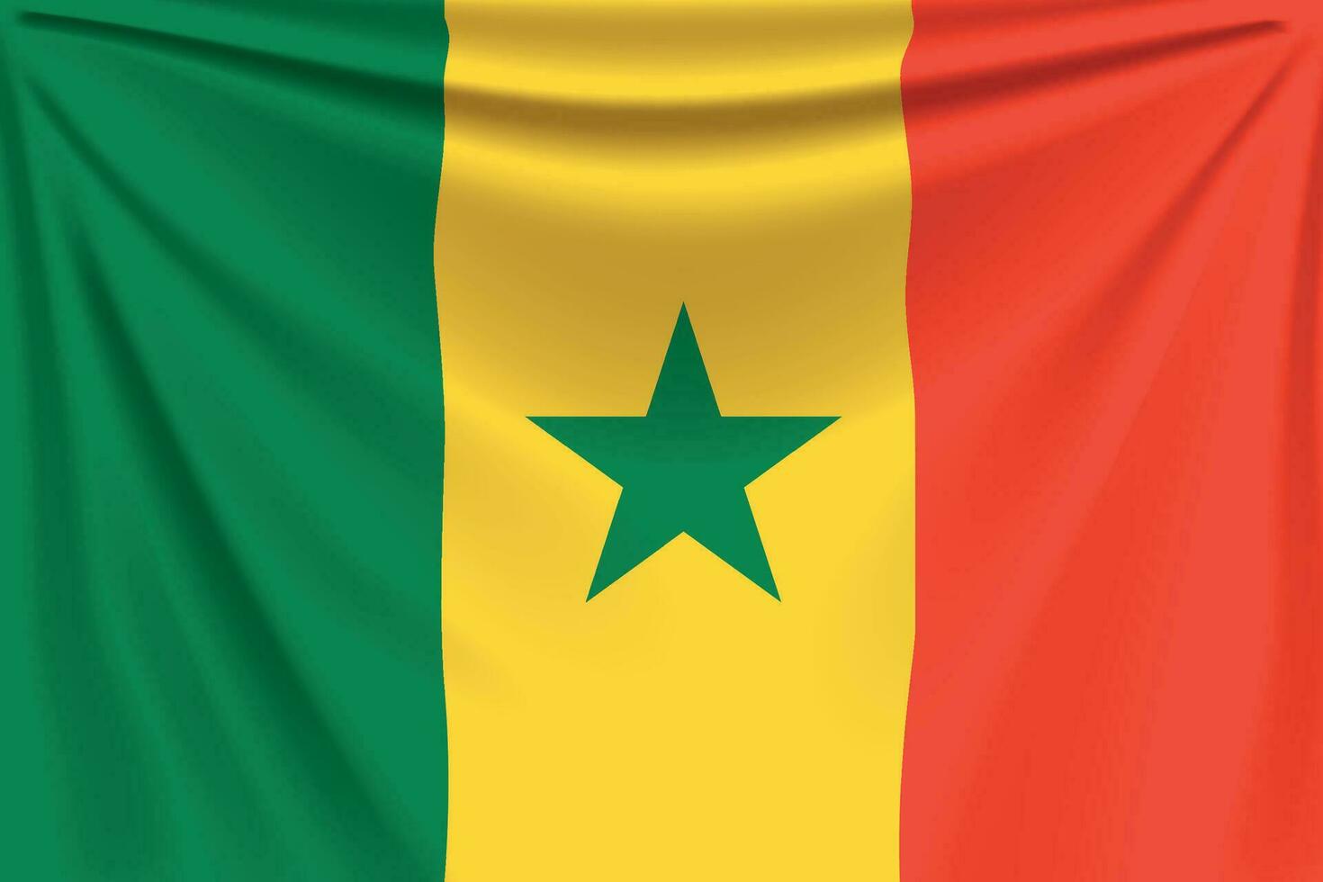 back flag senegal vector