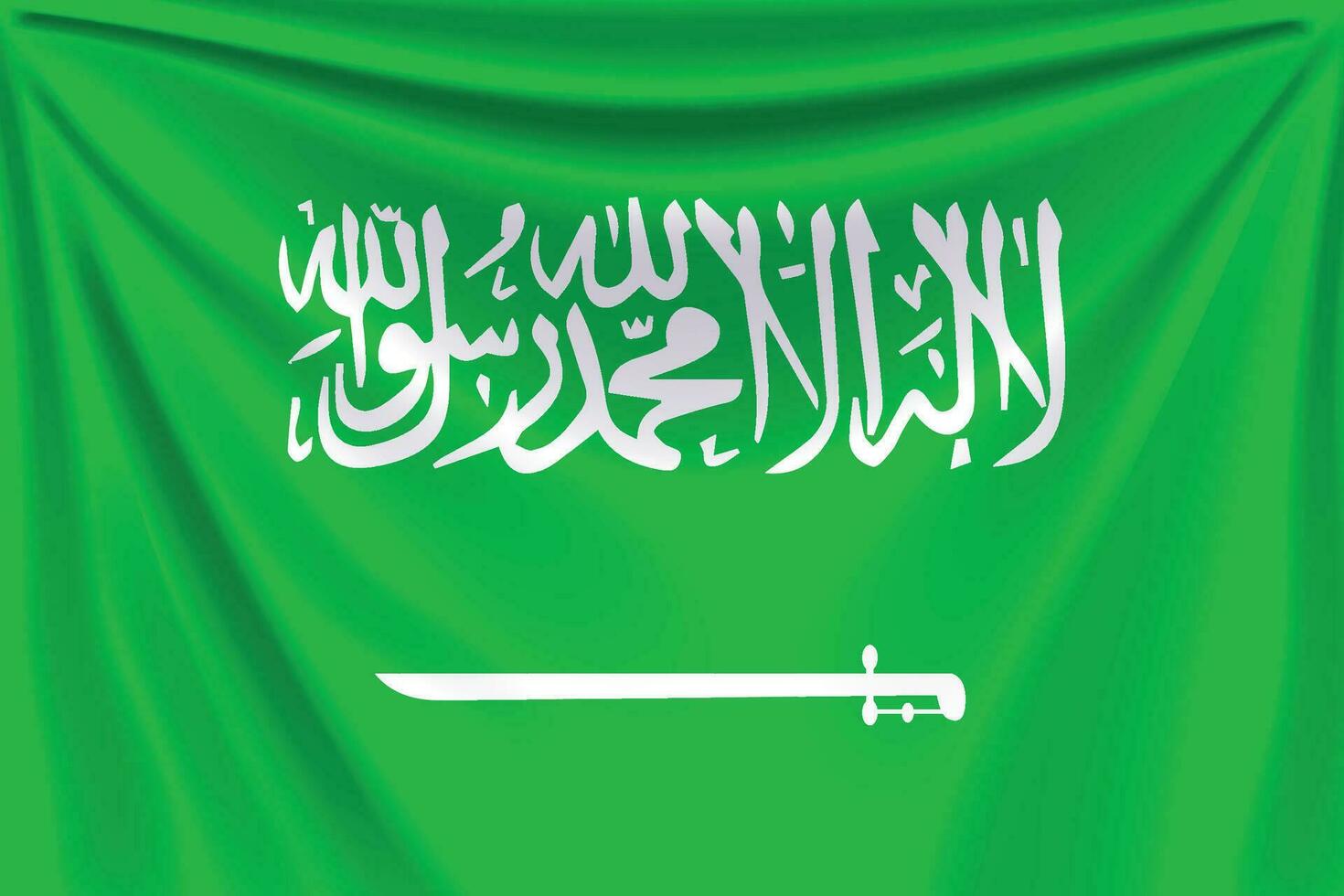 espalda bandera saudi arabia vector