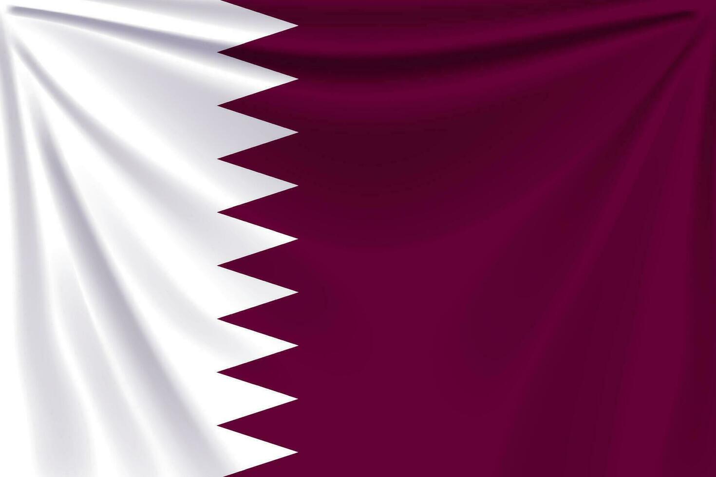 back flag qatar vector