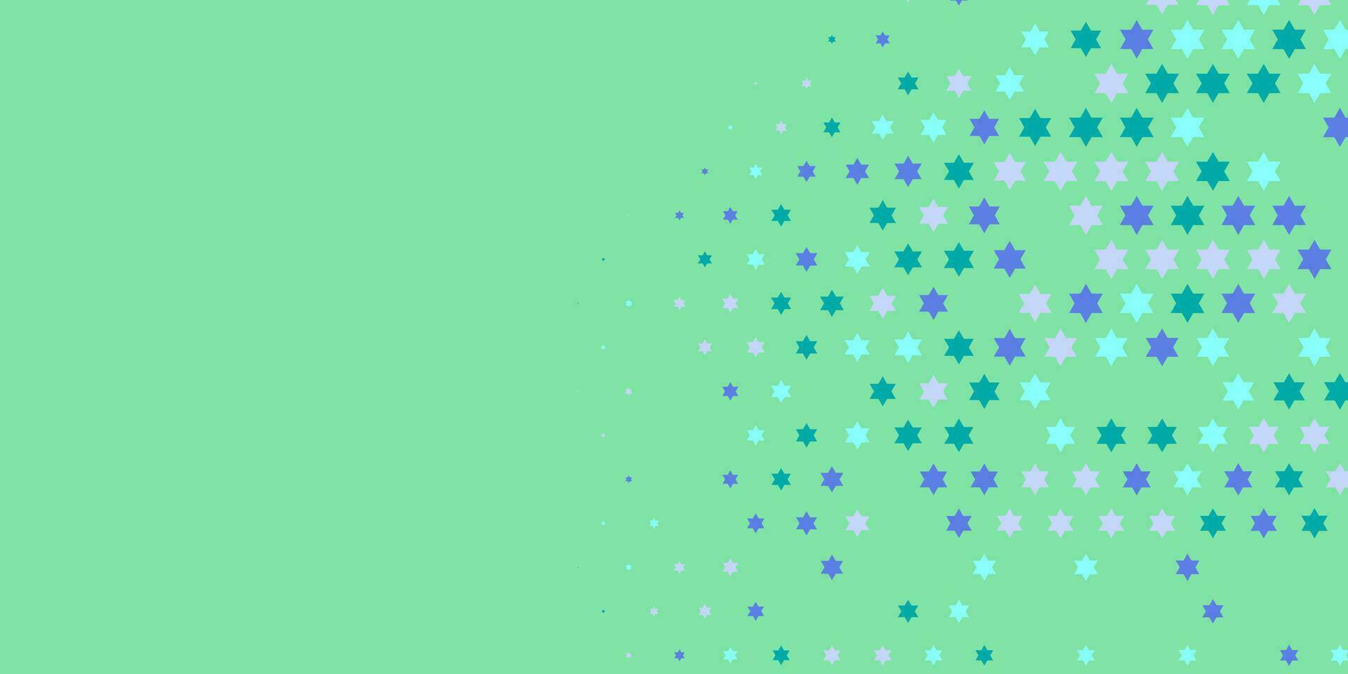 Stars wide banner Two Color Abstract Illustration background beautiful wallpaper of colorful multi sizes stars vector