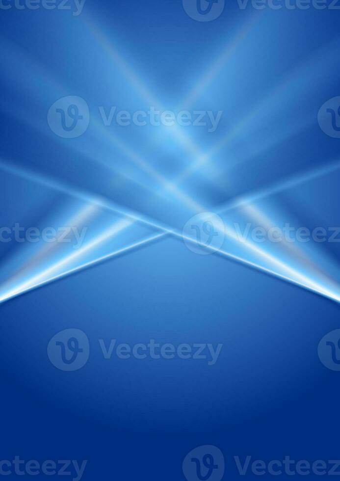 Abstract deep blue gradient background photo